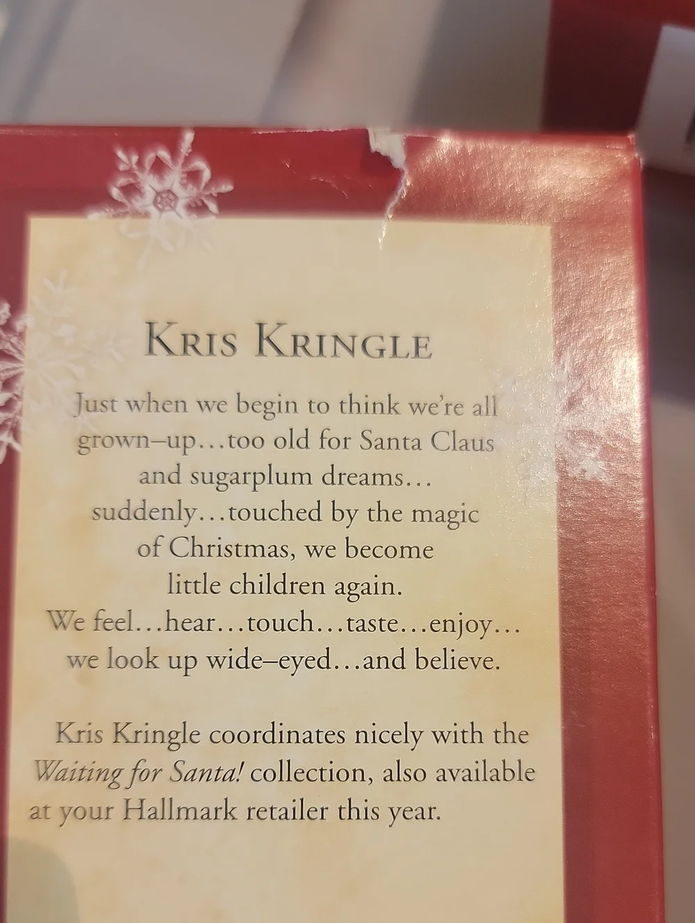 Hallmark Santa Claus Ornaments